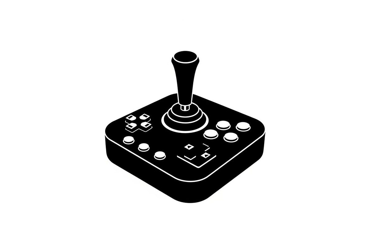 50 Retro Gaming Joystick Vector Bund, an Illustration by Creativeshirt (Photo 4 of 51)