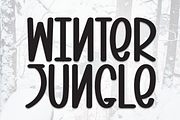Winter Jungle | Script Font, a Script Font by Scratchones (Thumbnail 1 of 8)