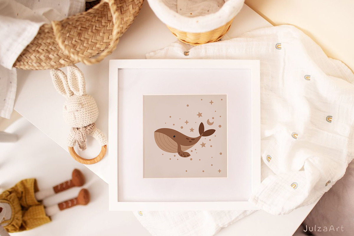 Newborn Baby Boy Clipart, an Object Illustration by JulzaArt (Photo 3 of 7)