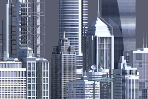 3D Generic Skyscrapers