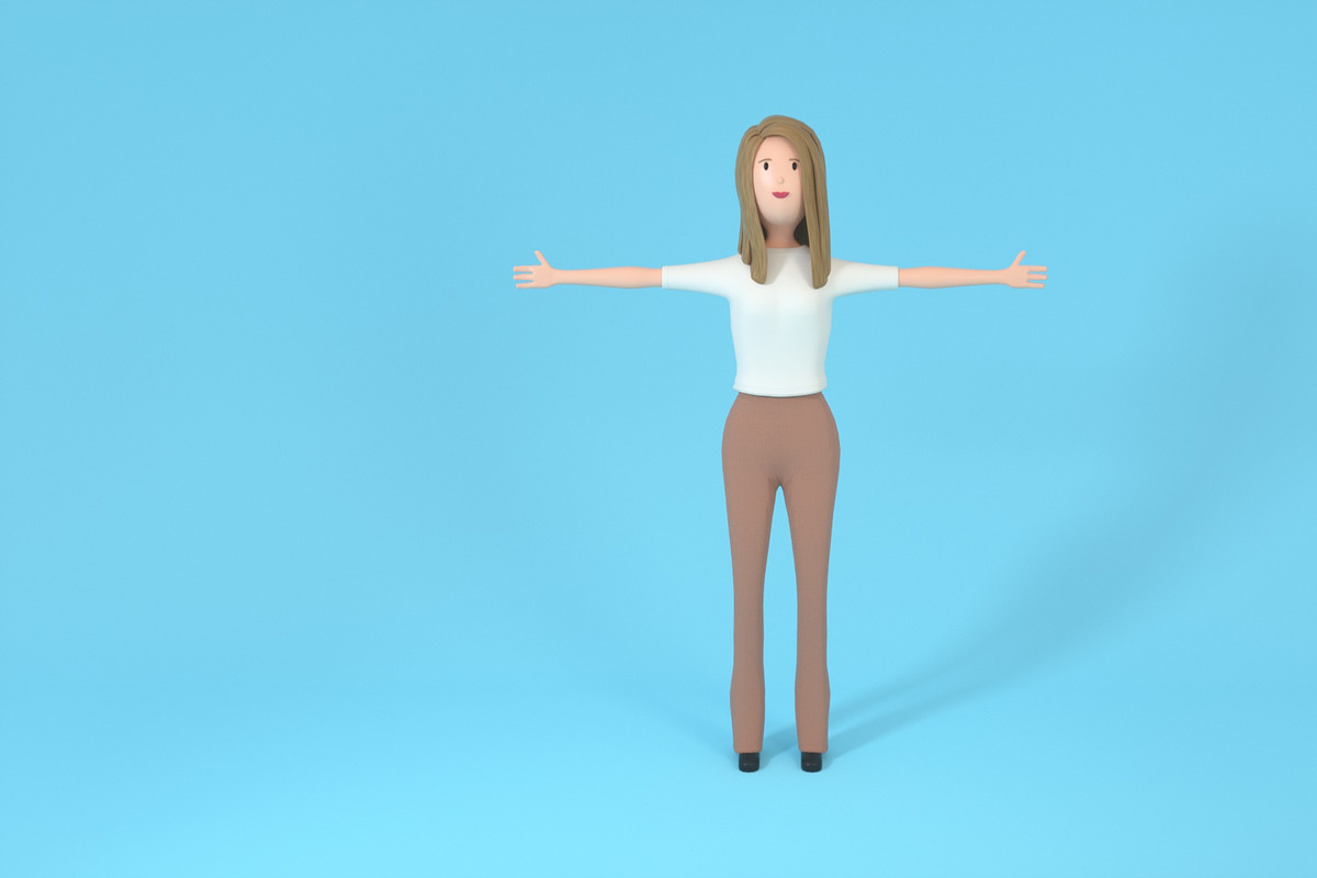 Female Character Lucy, a Characters & Person 3D Model by 3DTreatment (Photo 8 of 32)