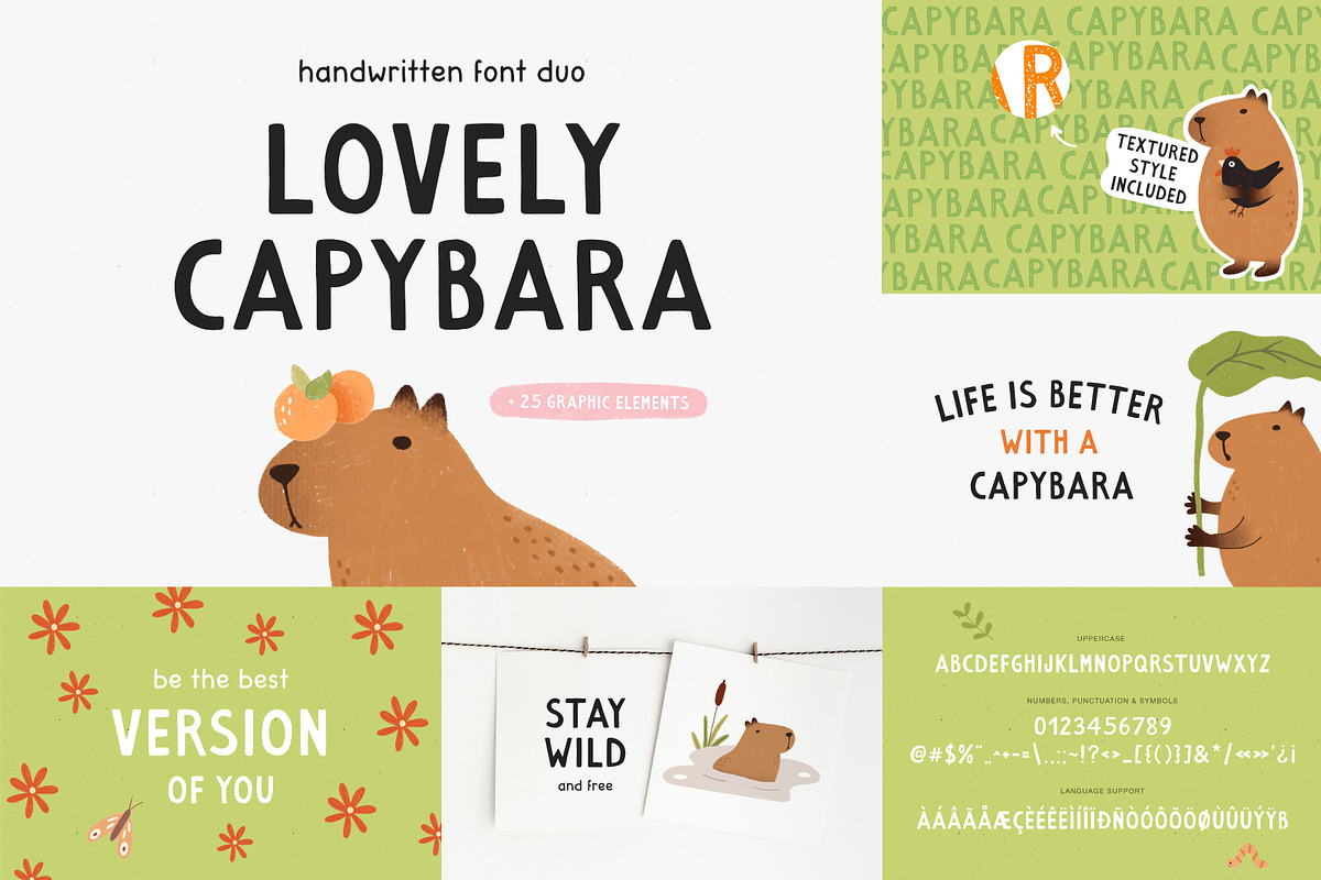 Cute Font BUNDLE | Part 2, a Handwritten Font by JuliaVolkova (Photo 11 of 13)