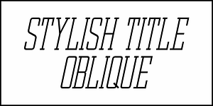 Stylish Title JNL