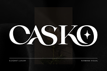 Modern Logo Font - Casko Luxury