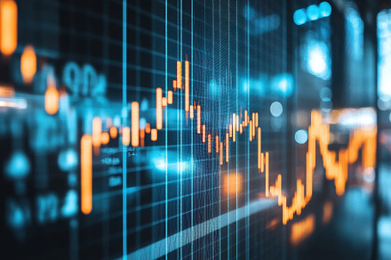 Data and financial profit graph, a Photo by Pavel_design