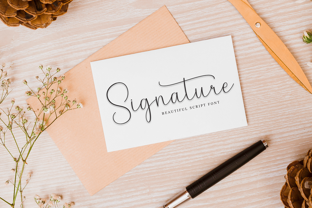 Simple Amsterdam | Script Font, a Handwritten Font by Scratchones (Photo 5 of 9)