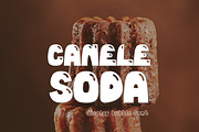 Bubble Display Font - Canele Soda, a Handwritten Font by ZoloDesignHub (Thumbnail 1 of 9)
