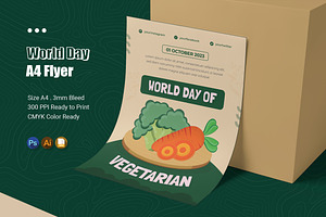 World Day Of Vegetarian Flyer