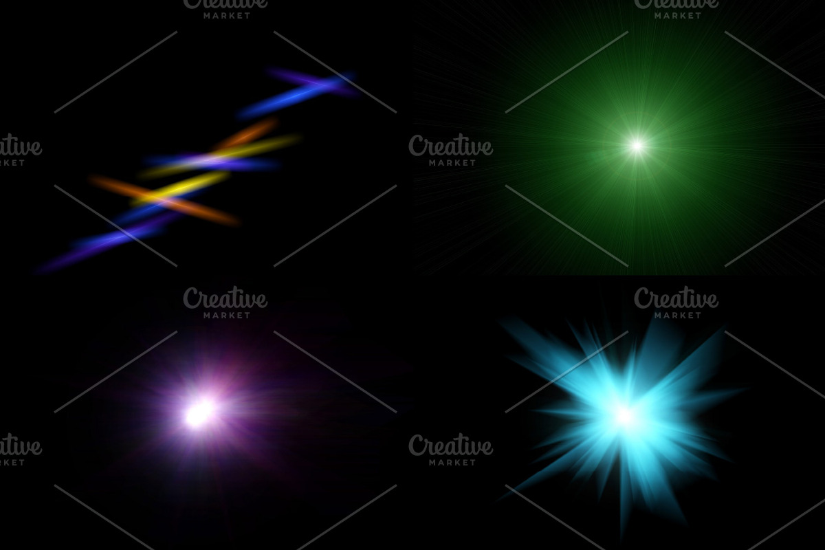 12 Flares and Light Effects preview 5