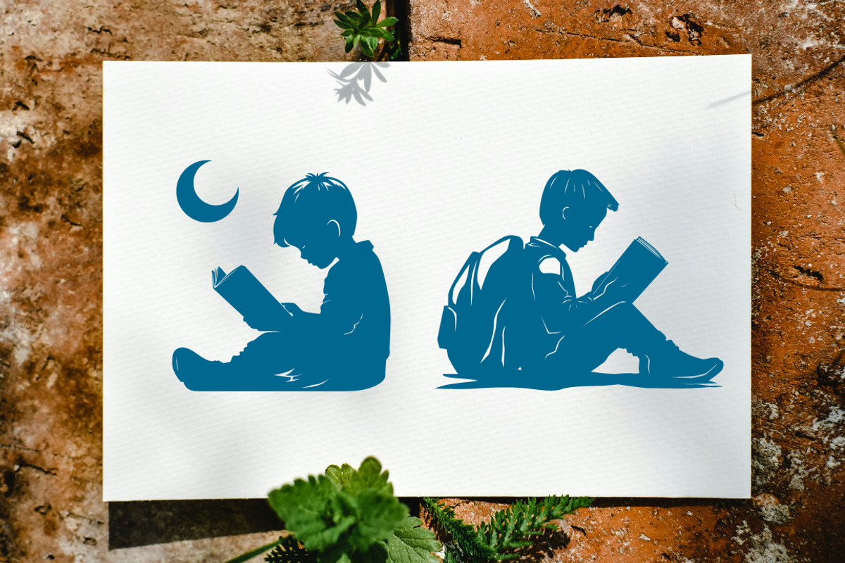 11 Boy Reading Book on The Floor, an Illustration by jongcreative (Photo 2 of 4)