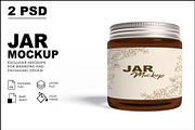 Jar Mockup, a Product Mockup by mockupbuys (Thumbnail 1 of 5)