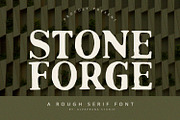 Stoneforge - Serif Font, a Font by Alpaprana (Thumbnail 1 of 11)