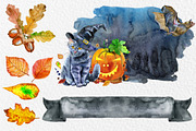 Orange and black Halloween, an Animal Illustration by Watercolor fantasy (Thumbnail 3 of 9)