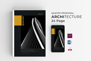 QUATER | Architecture Proposal, a Brochure Template by obayes