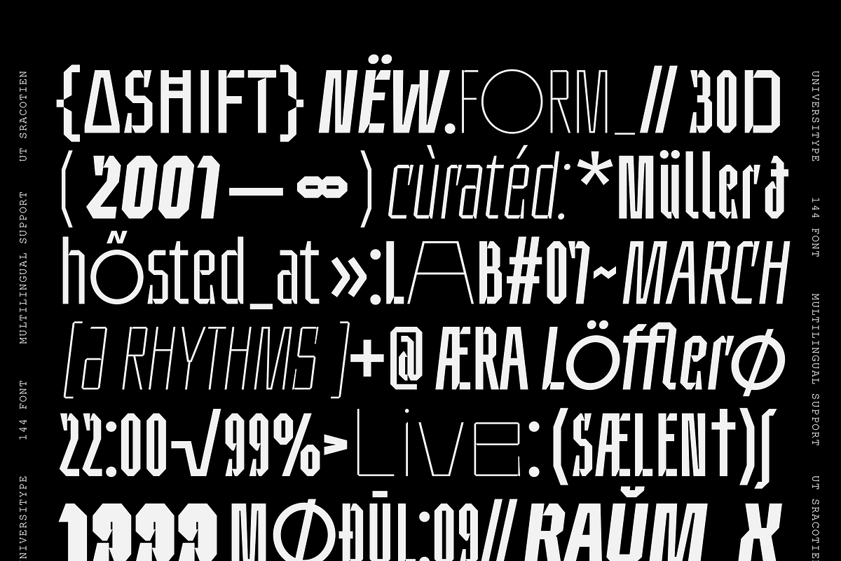 UT Sracotien - A Super Family Font, a Sans Serif Font by Universitype (Photo 4 of 17)