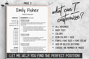 Resume Template / Instant Download, a Resume Template by LevelUpResume (Thumbnail 4 of 5)