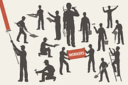 Repair and Workers Vector Drawings, an Object Illustration by Adiemus (Thumbnail 2 of 6)