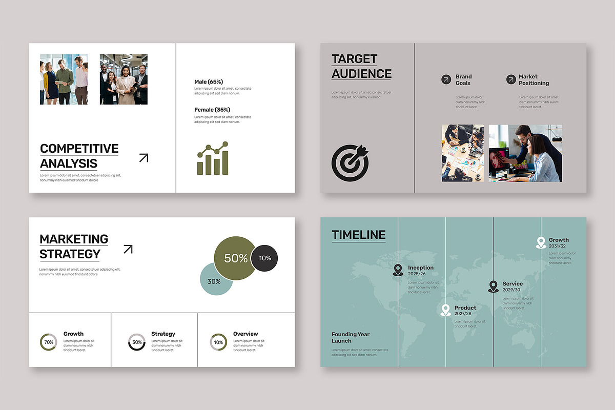 Minimal and Clean Brand Strategy, a Presentation Template by Mighty-Slide (Photo 4 of 5)