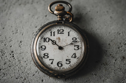 Minimal Pocket Watch on Concrete, a Photo by Virgo Studio