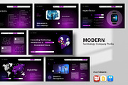 Technology Company Profile | PPTX, a Presentation Template by Spark_Creative (Thumbnail 1 of 7)