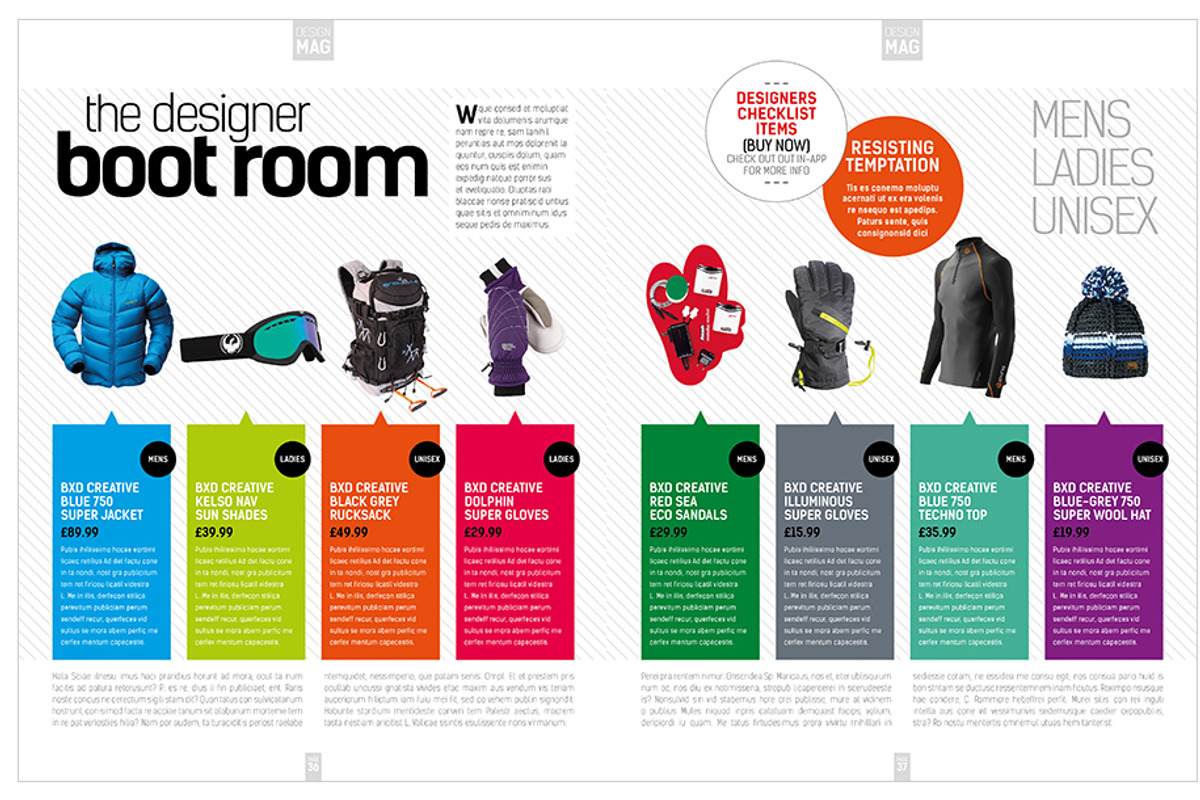 Magazine Template InDesign 08, a Magazine Template by Love Graphic Design (Photo 27 of 29)