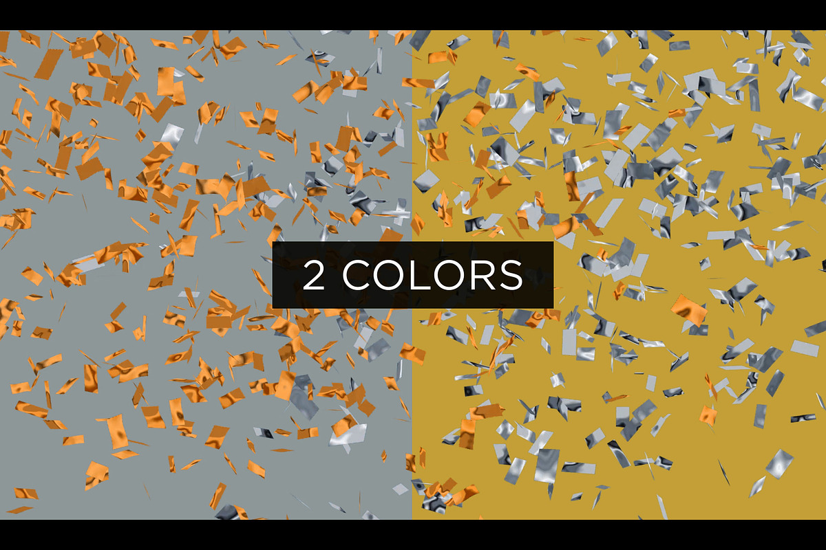 Gold Confetti Video Overlays, a Background Graphic by Enchanted Studios (Photo 4 of 5)