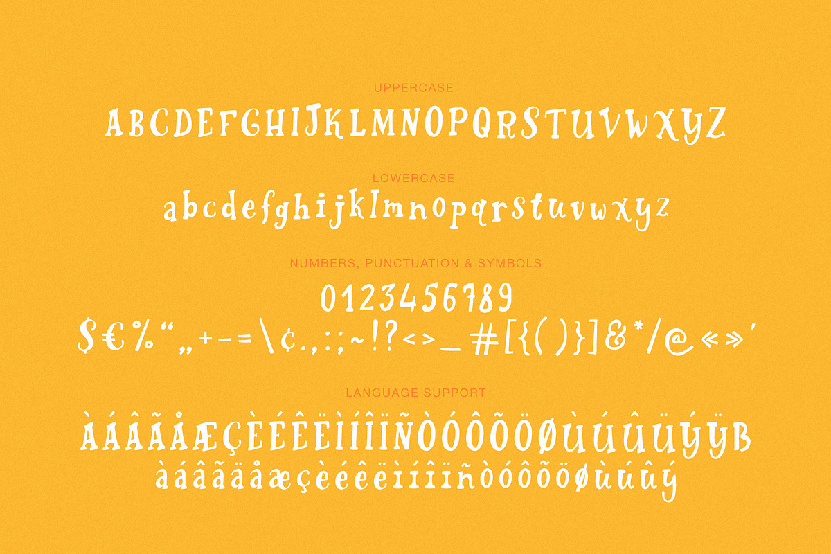 Orange Juice | Playful font, a Font by JuliaVolkova (Photo 7 of 7)