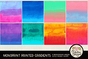 Monoprint Grunge Painted Gradients, a Texture Graphic by Clikchic Designs (Thumbnail 2 of 5)