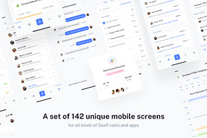 IOTask Mobile UI Kit For SaaS Apps