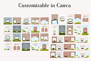 Facebook Post Cover Boho Canva, a Social Media Template by HerstedHertz (Thumbnail 6 of 10)
