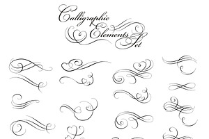 Calligraphic Design Elements