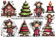 Whimsical Christmas Clipart, an Illustration by OK Design (Thumbnail 2 of 6)