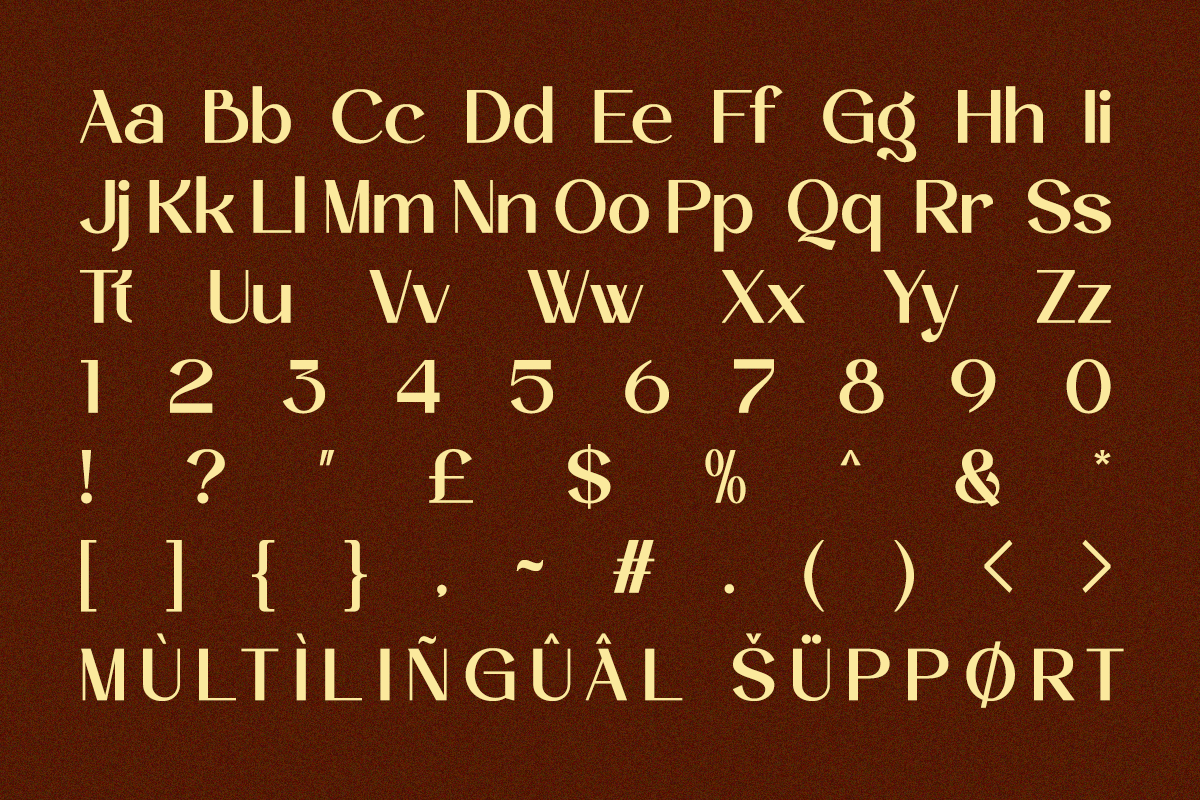 Luxury Ligature Sans Serif - Rochela, a Sans Serif Font by Say Studio (Photo 11 of 11)
