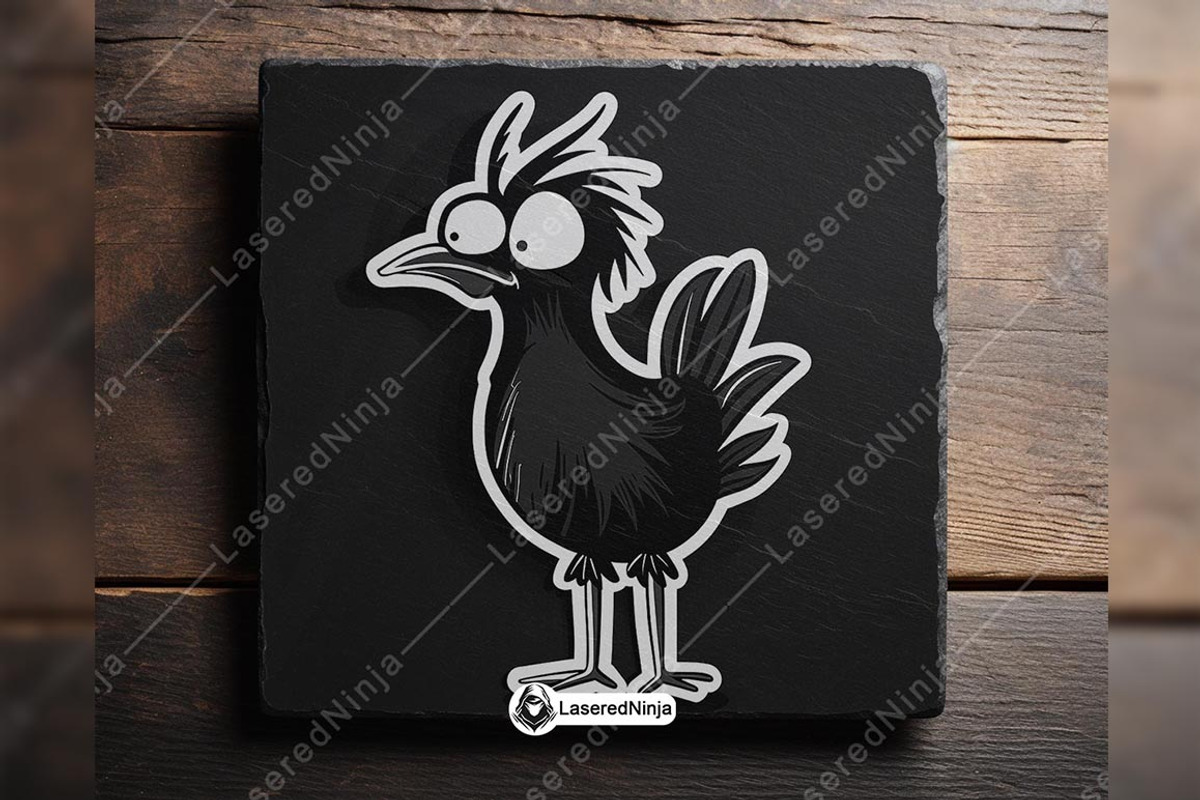 Cute Rooster Chicken Farmyard Animal, a Background Graphic by LaseredNinja (Photo 2 of 7)