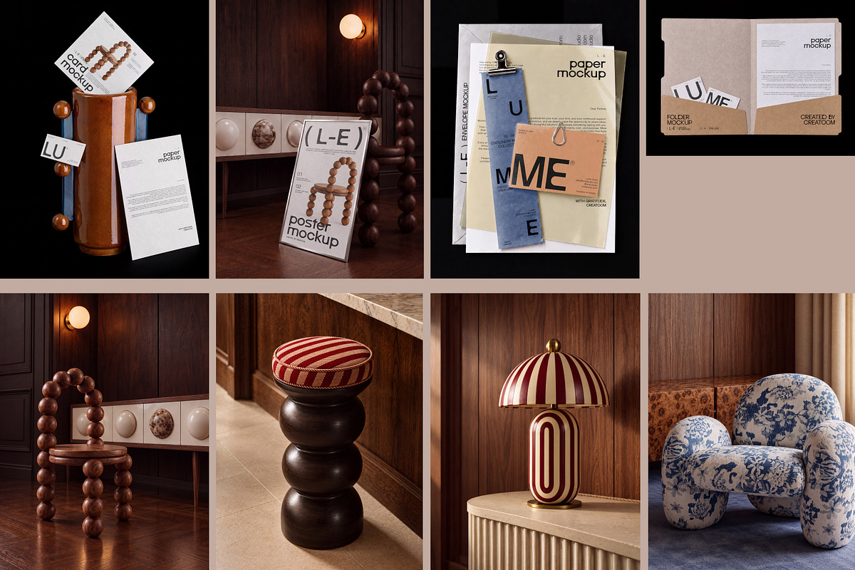 LUME - Stationery Mockups (12 PSD), a Books & Magazine Mockup by Creatoom (Photo 13 of 13)