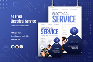 Electrical Service Flyer, a Flyer Template by Fannan Studio