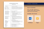 Modern Professional Resume Template, a Resume Template by VictoriousVita (Thumbnail 2 of 8)