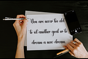 Outside | Script Font, a Handwritten Font by Scratchones (Thumbnail 5 of 8)