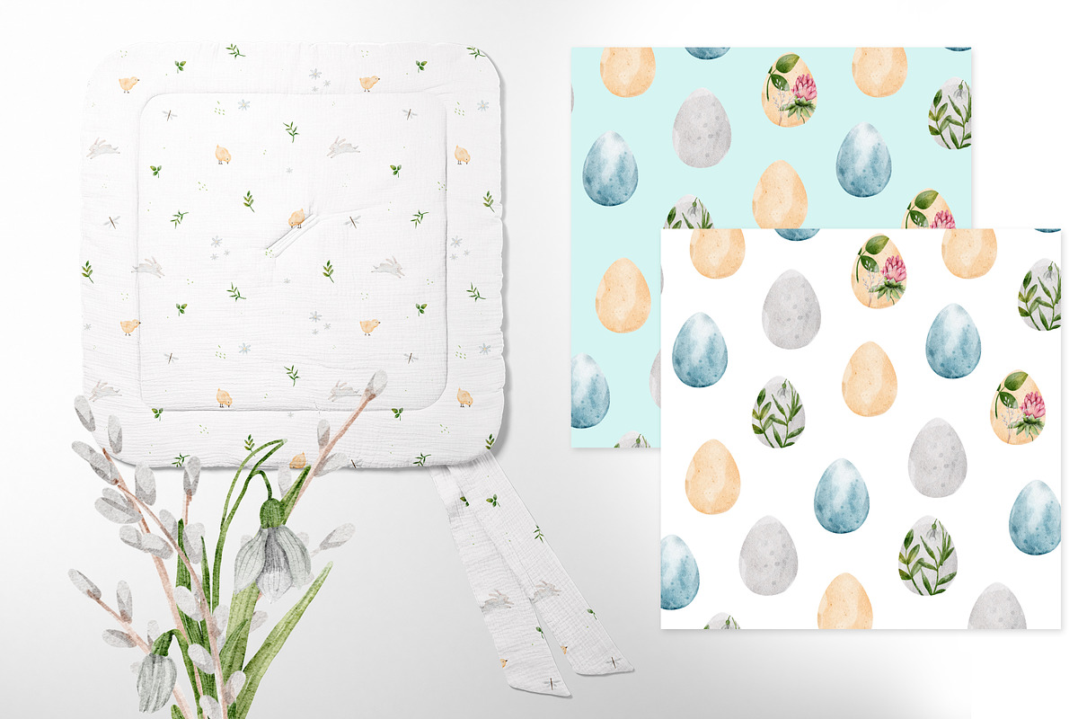 Spring watercolor clipart set, an Animal Illustration by Pattern + watercolor (Photo 8 of 11)