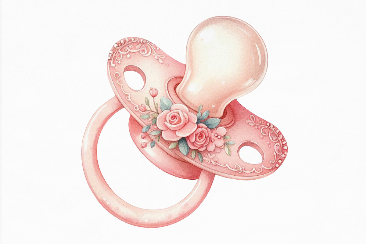 Pink Baby Girl Nursery Clipart, an Icon by Designking (Photo 4 of 4)