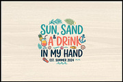 Summer Vibes Retro Typography, a Seasonal Illustration by Artivon (Thumbnail 3 of 4)