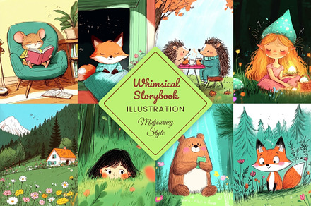 Whimsical Storybook Illustration
