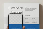 Creative CV with Smartphone Mockup, a Resume Template by Filip Studio (Thumbnail 5 of 5)