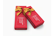 Gift Box Packaging Mockup Template, a Packaging Mockup by DesignRushMarket (Thumbnail 3 of 11)
