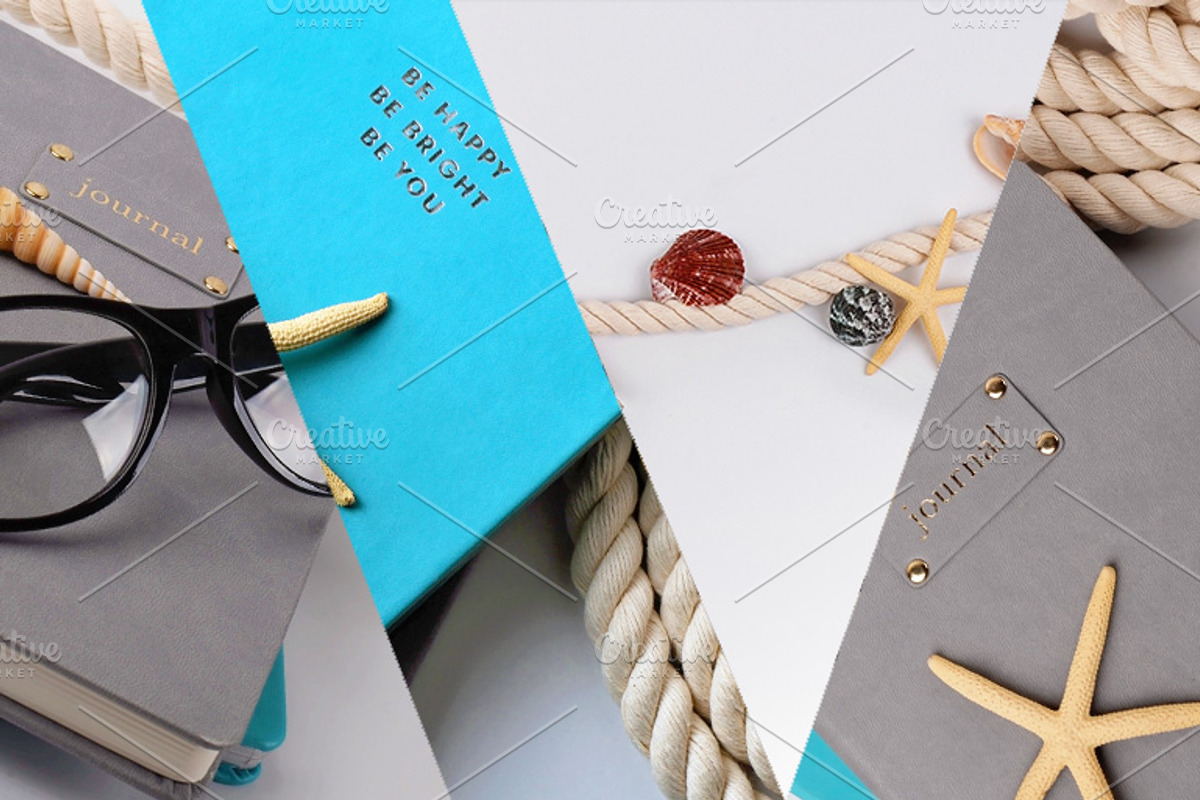 NAUTICAL STYLED STOCK, a Books & Magazine Mockup by KABSPHOTOGRAPHY (Photo 3 of 4)