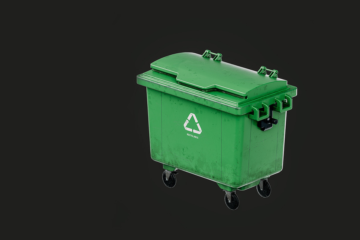 Outdoor Trash Can, an Object 3D Model by Artem Varnitsin (Photo 5 of 8)