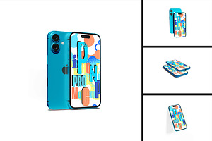 iPhone Mockup, an iPhone Mockup by Pikachudesign