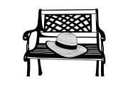 Vintage Park Bench Vector Bundle, an Illustration by jahid234 (Thumbnail 29 of 49)