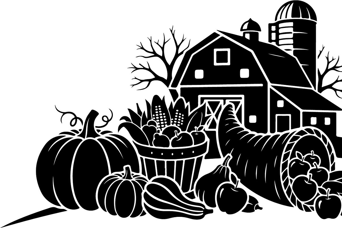 Thanksgiving Harvest SVG Bundle, an Illustration by Designs_River (Photo 34 of 48)