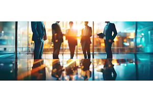 A group of professionals discussing, a Business Photo by Igor Tichonow